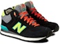 Lookbook (Women) New Balance 574 Mid-Cut 'Black Neon' WH574WA