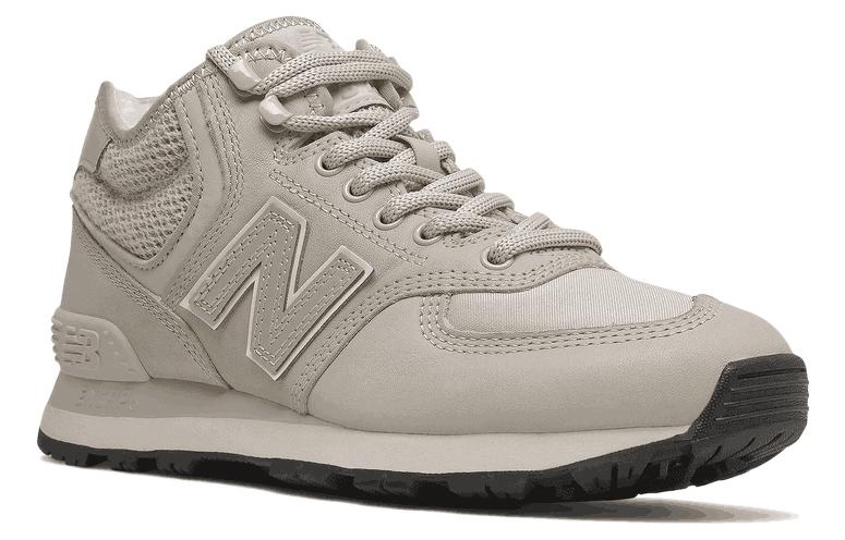 (W) NB 574 Series Mid Tops Cozy Wear-resistant Gray 'Grey/Gray' 圖 3