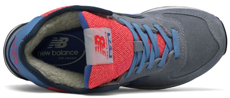 (W) New Balance 574 Corte Medio 'Gris Rojo Azul' WH574WC Lookbook (W) New Balance 574 Corte Medio 'Gris Rojo Azul' WH574WC
