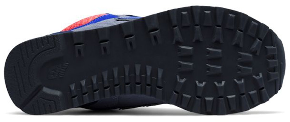 (W) New Balance 574 Corte Medio 'Gris Rojo Azul' WH574WC Shop (W) New Balance 574 Corte Medio 'Gris Rojo Azul' WH574WC