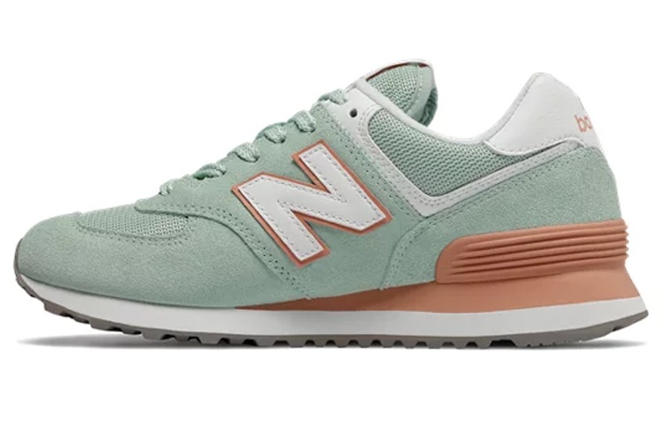 (W) NB 574 Mint Orange