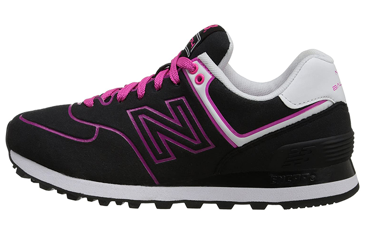 (W) NB 574 Neon Lights Low-Top Black/Red