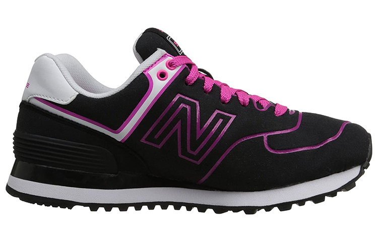 (W) NB 574 Neon Lights Low-Top Black/Red 圖 2