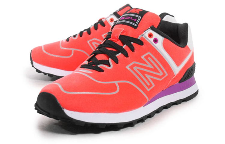 (W) NB 574 Neon Lights Sneakers 'Pink' 圖 2