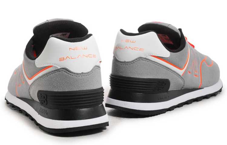 (W) NB 574 Neon Lights Sneakers Grey 'Gray Orange' 圖 3