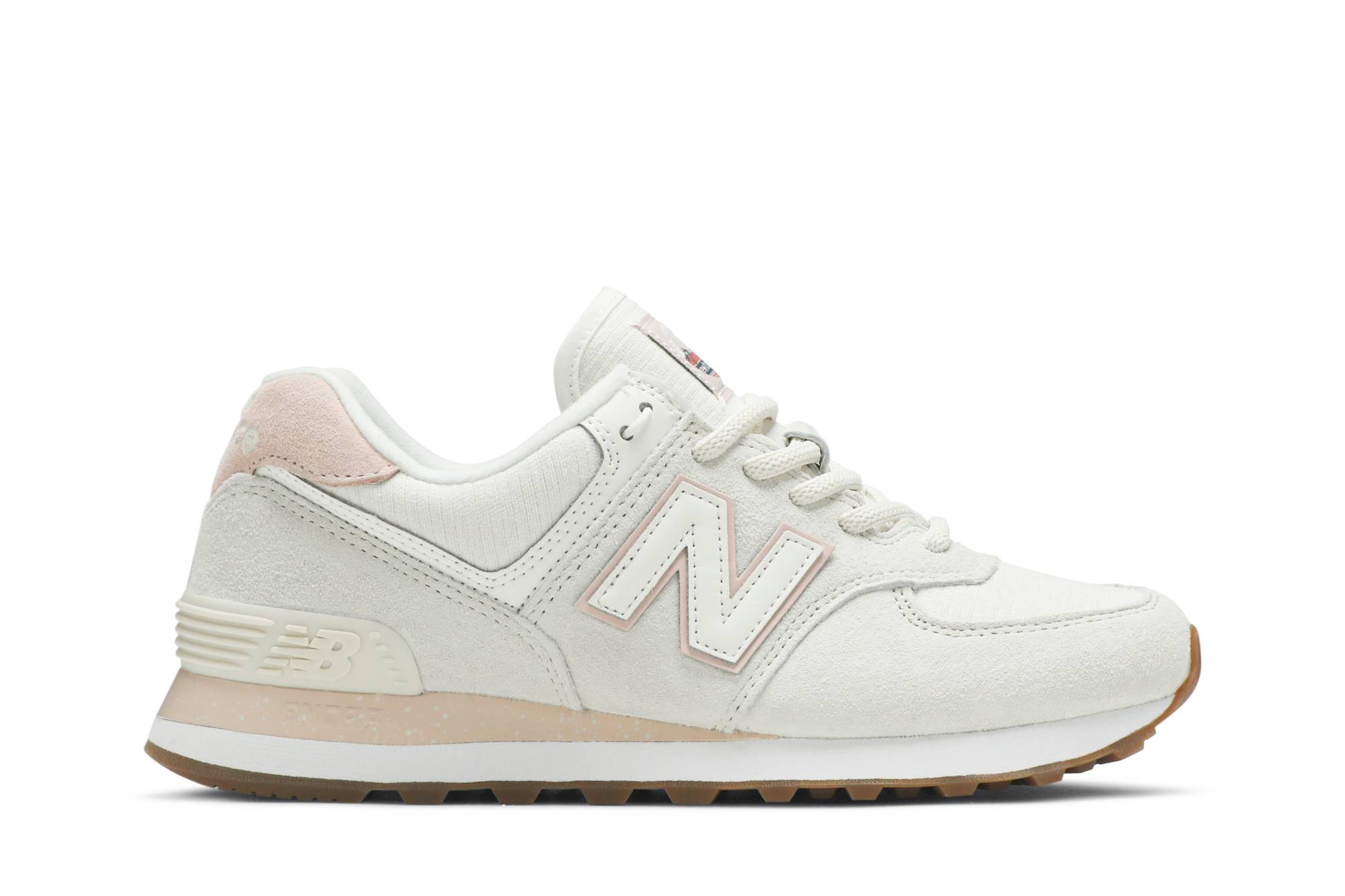 (Women) New Balance 574 Off White WL574SAY