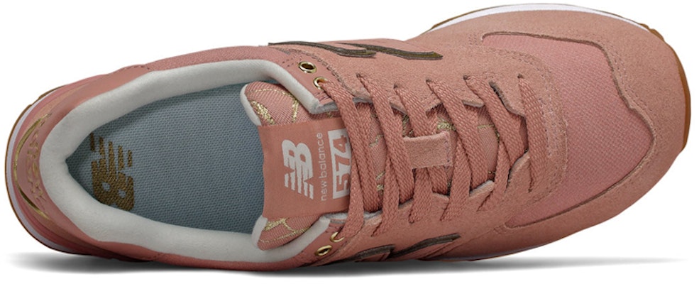 (Women) New Balance 574 Pink Gold WL574SOB Lookbook (Women) New Balance 574 Pink Gold WL574SOB