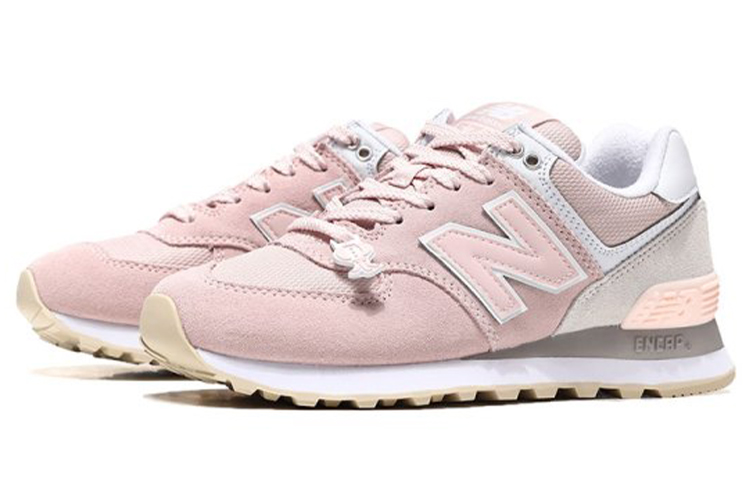Lookbook New Balance NB 574 復古 耐磨透氣 低筒 跑步鞋 女款 貝殼粉
