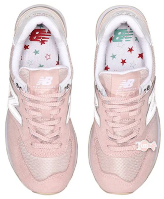 New Balance NB 574 復古 耐磨透氣 低筒 跑步鞋 女款 貝殼粉 Shop New Balance NB 574 復古 耐磨透氣 低筒 跑步鞋 女款 貝殼粉