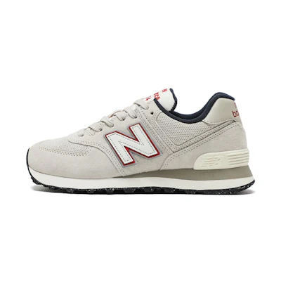 (W) NB 574 'Grey Red Outlined'