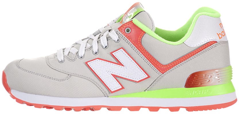 (W) New Balance 574 Alpine Corte Bajo Gris/Naranja/Verde 'Gris' WL574APN Buy (W) New Balance 574 Alpine Corte Bajo Gris/Naranja/Verde 'Gris' WL574APN