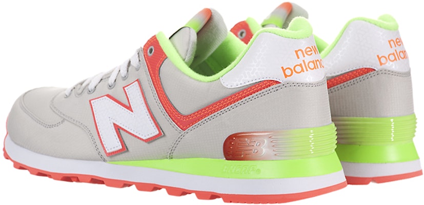 (W) New Balance 574 Alpine Corte Bajo Gris/Naranja/Verde 'Gris' WL574APN Lookbook (W) New Balance 574 Alpine Corte Bajo Gris/Naranja/Verde 'Gris' WL574APN