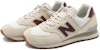 (W) New Balance NB 574 'Krim dan Hitam' WL574RCF-B