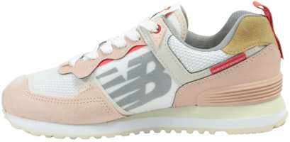 (Women) New Balance 574 Series Low Tops Retro Pink 'White' WL574IBR (Women) New Balance 574 Series Low Tops Retro Pink 'White' WL574IBR