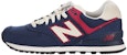 (W) New Balance 574 Rugby Low Cut Navy 'Biru' WL574RUN