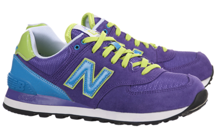(W) NB 574 Series Carnival Sneakers /Blue 'Purple' 圖 2
