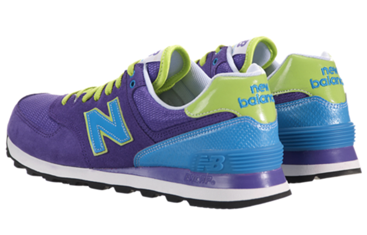 (W) NB 574 Series Carnival Sneakers /Blue 'Purple' 圖 3