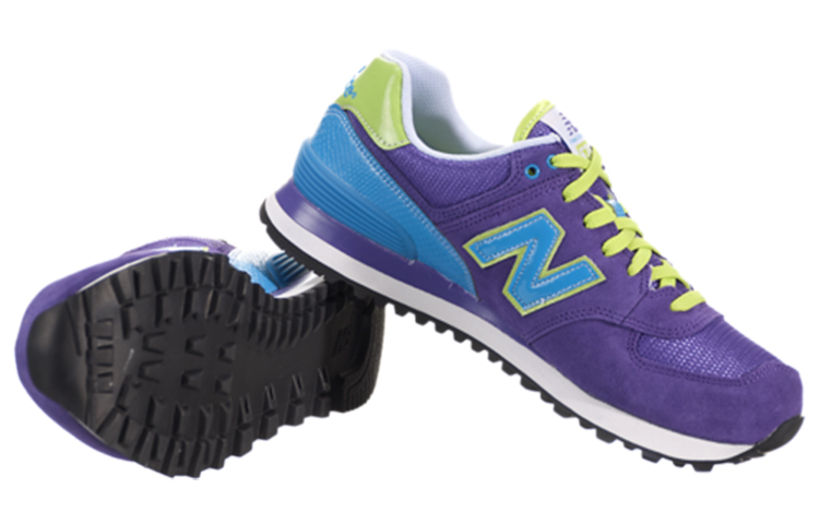 (W) NB 574 Series Carnival Sneakers /Blue 'Purple' 圖 4