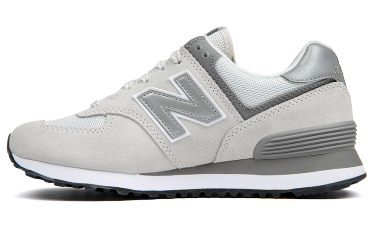 Buy New Balance NB 574 舒適 耐磨 低幫 跑步鞋 女款 白灰