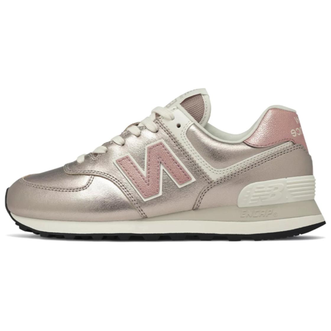 (Women) New Balance 574 Series Glitter Punk Black/Gold WL574PM2