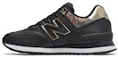 Buy (W) New Balance 574 Serie Oro 'Negro Oro Blanco' WL574SNC