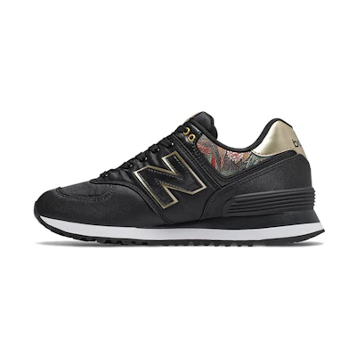 (W) NB 574 Series Gold 'Black Gold White'
