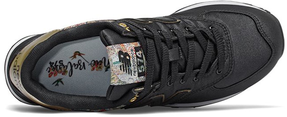 (Women) New Balance 574 Series Gold 'Black Gold White' WL574SNC Lookbook (Women) New Balance 574 Series Gold 'Black Gold White' WL574SNC