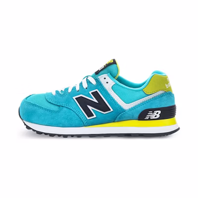 (W) NB 574 Series Low-Top 'Blue Yellow Black White'