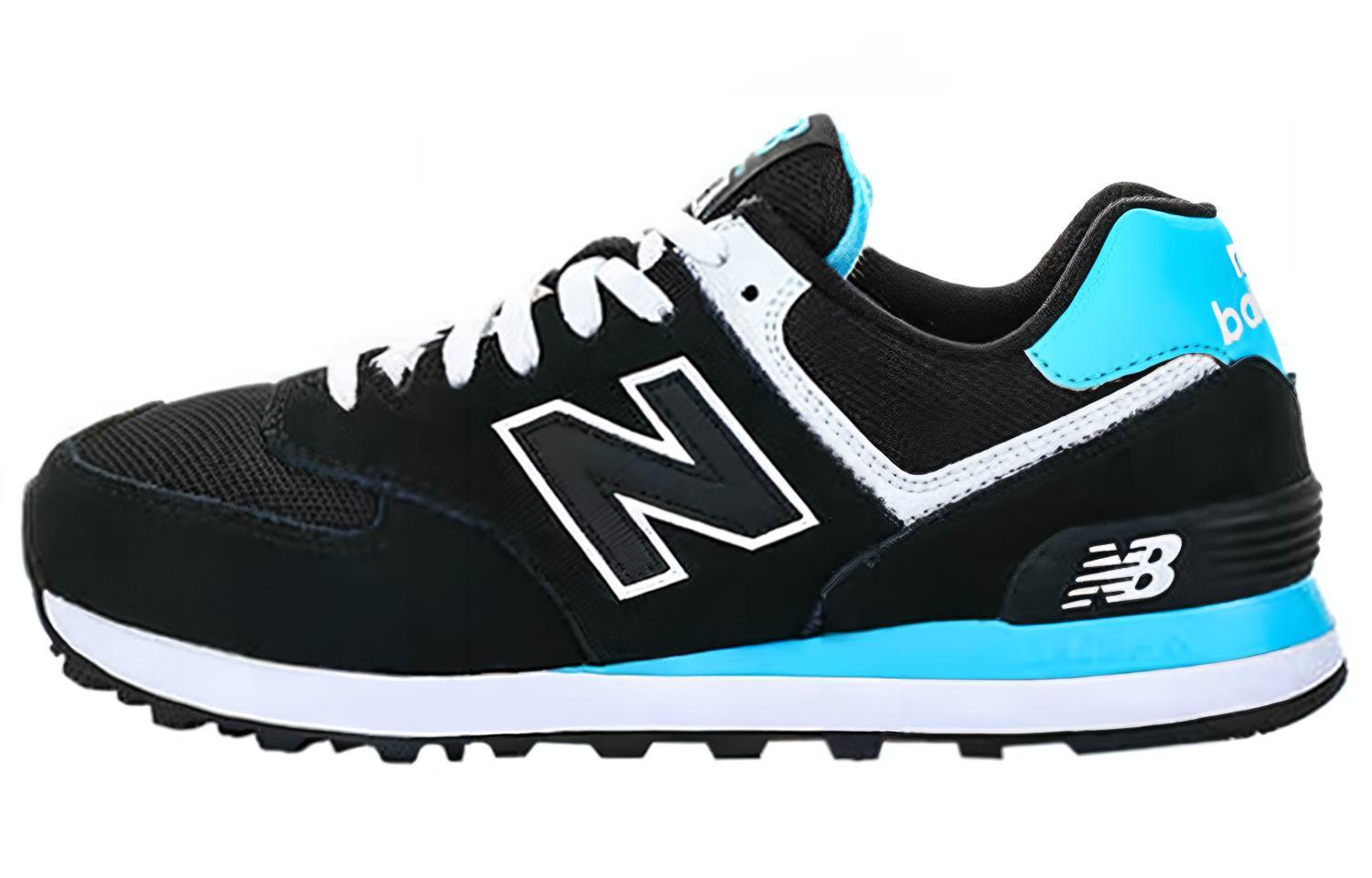 Buy (W) ニューバランス574ローカット 黒/青 WL574CPA