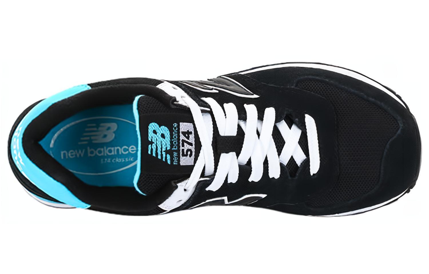 Lookbook (W) ニューバランス574ローカット 黒/青 WL574CPA