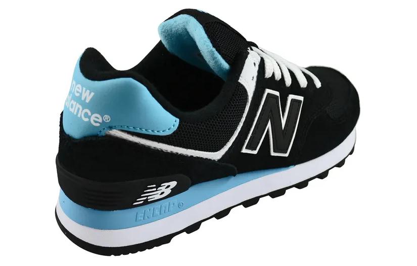 Purchase (W) ニューバランス574ローカット 黒/青 WL574CPA
