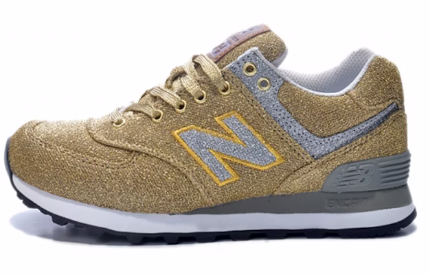 (W) New Balance 574 Seri Low-Top Emas 'Gold Silver' WL574THY Buy (W) New Balance 574 Seri Low-Top Emas 'Gold Silver' WL574THY