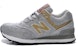 (W) New Balance 574 Siri Low-Top Perak/Emas WL574THJ