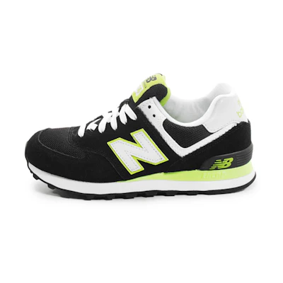 (W) NB 574 Series Low-Top Sneakers /Green 'Black'
