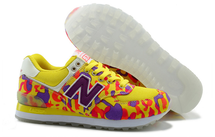 Shop (W) New Balance 574 系列低帮黄色款 WL574HUB