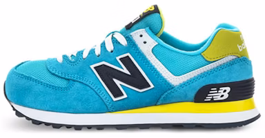 (Women) New Balance 574 Series Low-Top 'Blue Yellow Black White' WL574CPS (Women) New Balance 574 Series Low-Top 'Blue Yellow Black White' WL574CPS