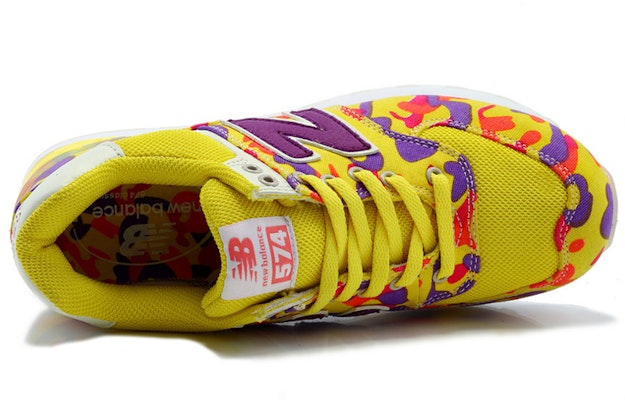 (W) New Balance 574 Serie Zapatillas Amarillas Bajas WL574HUB Lookbook (W) New Balance 574 Serie Zapatillas Amarillas Bajas WL574HUB