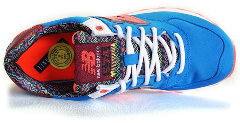 (W) New Balance 574 Siri Kasut Rendah Biru Jingga WL574SBE Lookbook (W) New Balance 574 Siri Kasut Rendah Biru Jingga WL574SBE