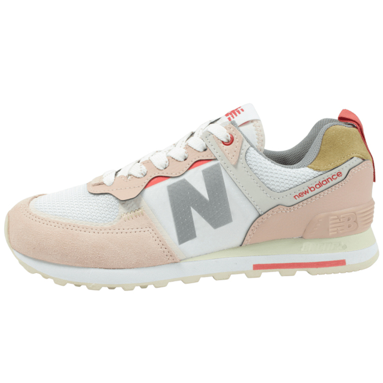 Buy New Balance NB 574 復古 低幫 跑步鞋 女款 粉白