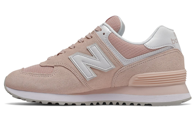 (Women) New Balance 574 Series Pink White B Wide WL574OAB