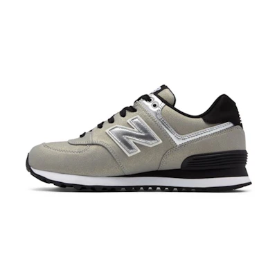 (W) NB 574 Series Seasonal Shimmer Sneakers 'Silver'