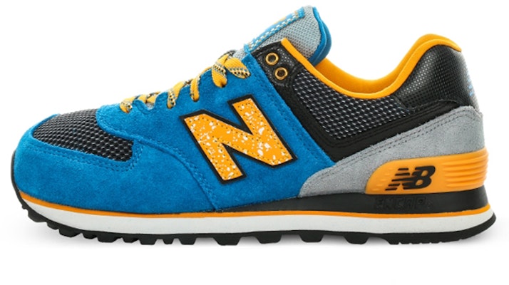 (Women) New Balance 574 Series Sneakers Blue/Yellow/Black WL574OIA Buy (Women) New Balance 574 Series Sneakers Blue/Yellow/Black WL574OIA