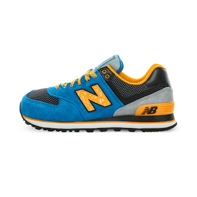 (W) NB 574 Series Sneakers Blue/Yellow/Black