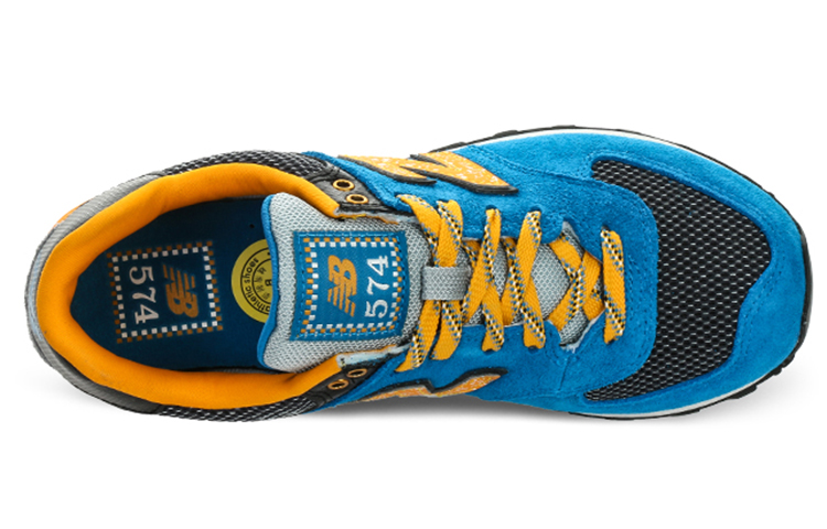 (W) NB 574 Series Sneakers Blue/Yellow/Black 圖 3