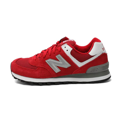 (W) NB 574 Series Sneakers Red/Grey