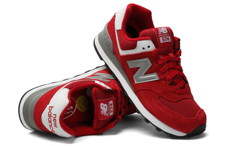 (W) NB 574 Series Sneakers Red/Grey 圖 2