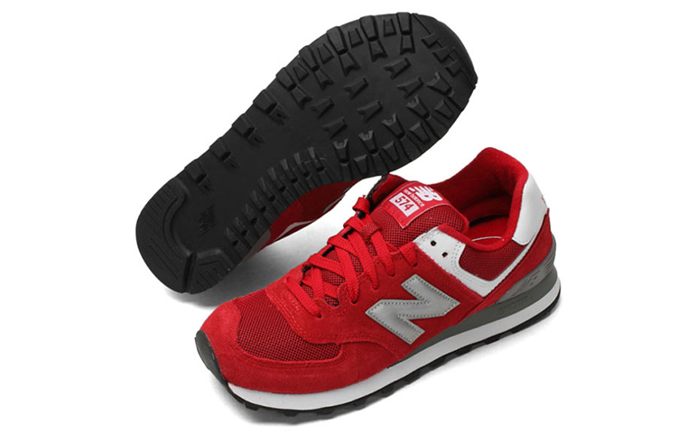 (W) NB 574 Series Sneakers Red/Grey 圖 3