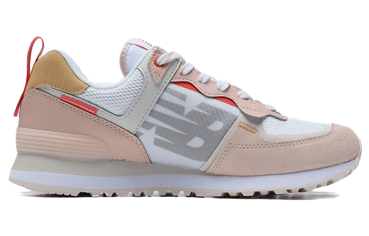 Order (W) New Balance 574 Kasut Warna Merah Jambu/Jingga WL574ISE