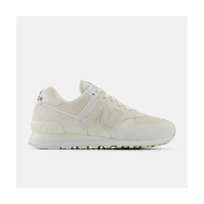 (W) NB 574 Sneakers Grey White Casual Shoes White color