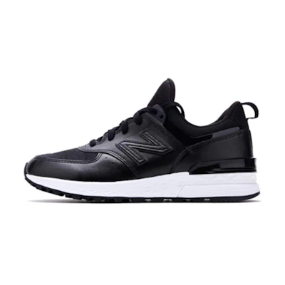 (W) NB 574 Sport 'Black White'